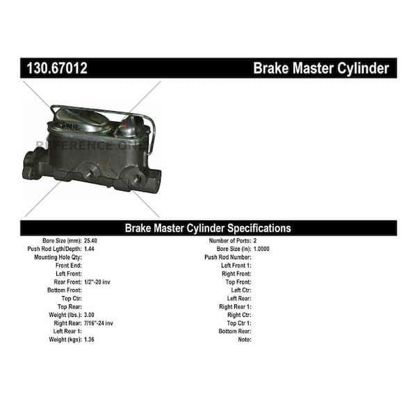 Centric Parts Brake Master Cylinder