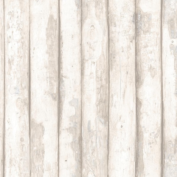 Log Cabin Vinyl Roll Wallpaper (Covers 55 sq. ft.)