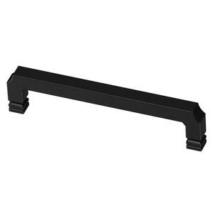 Liberty Notched 5-1/16 in. (128 mm) Matte Black Cabinet Drawer Pull