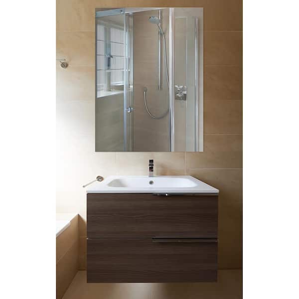 Glacier Bay 36 In W X 48 H, Commercial Bathroom Mirrors Home Depot