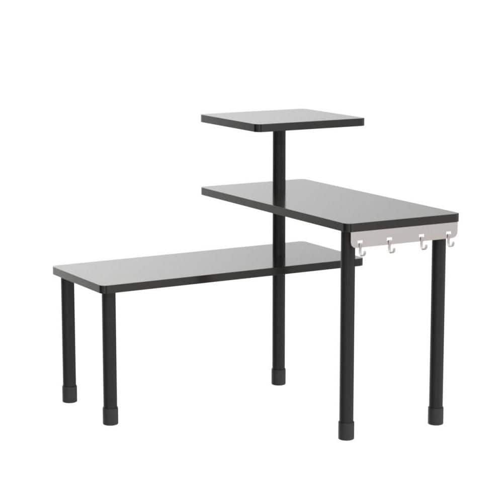 Numhew 3-Tier Bathroom Counter Organizer, Moveable Countertop Corner ...