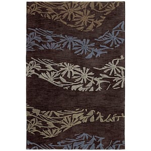 Inspire Accolade Chocolate 9 ft. x 12 ft. Area Rug