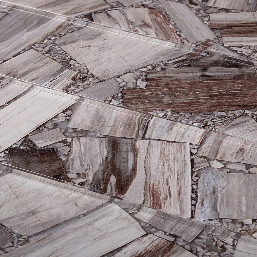 Carnelian 3" x 12" Glossy Brown Glass Subway Tile