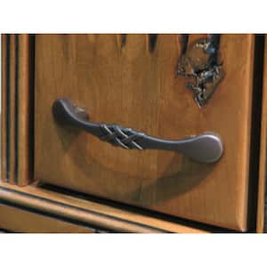 3 in. Center-to-Center Oil Rubbed Bronze Weave Cabinet Pull (10-Pack)