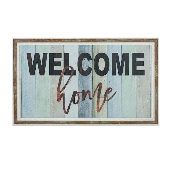 Mohawk Home Wood Fashion Multi 18 in. x 30 in. Door Mat