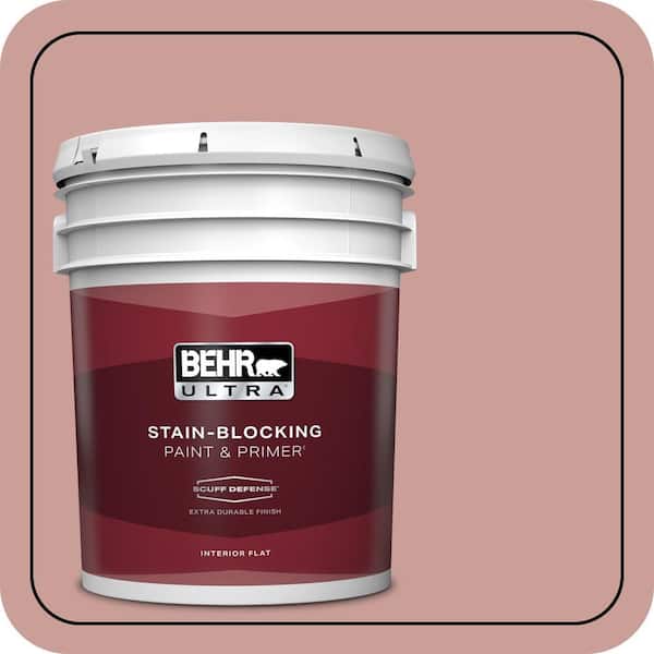 BEHR ULTRA 5 gal. #170F-4 Fondue Extra Durable Flat Interior Paint & Primer