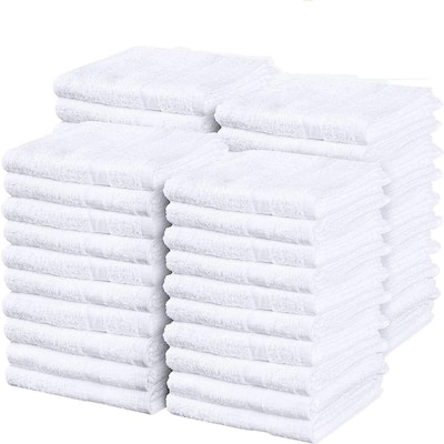 14 in. x 17 in. Soft Plush Cotton Terry Towels (60-Pack)