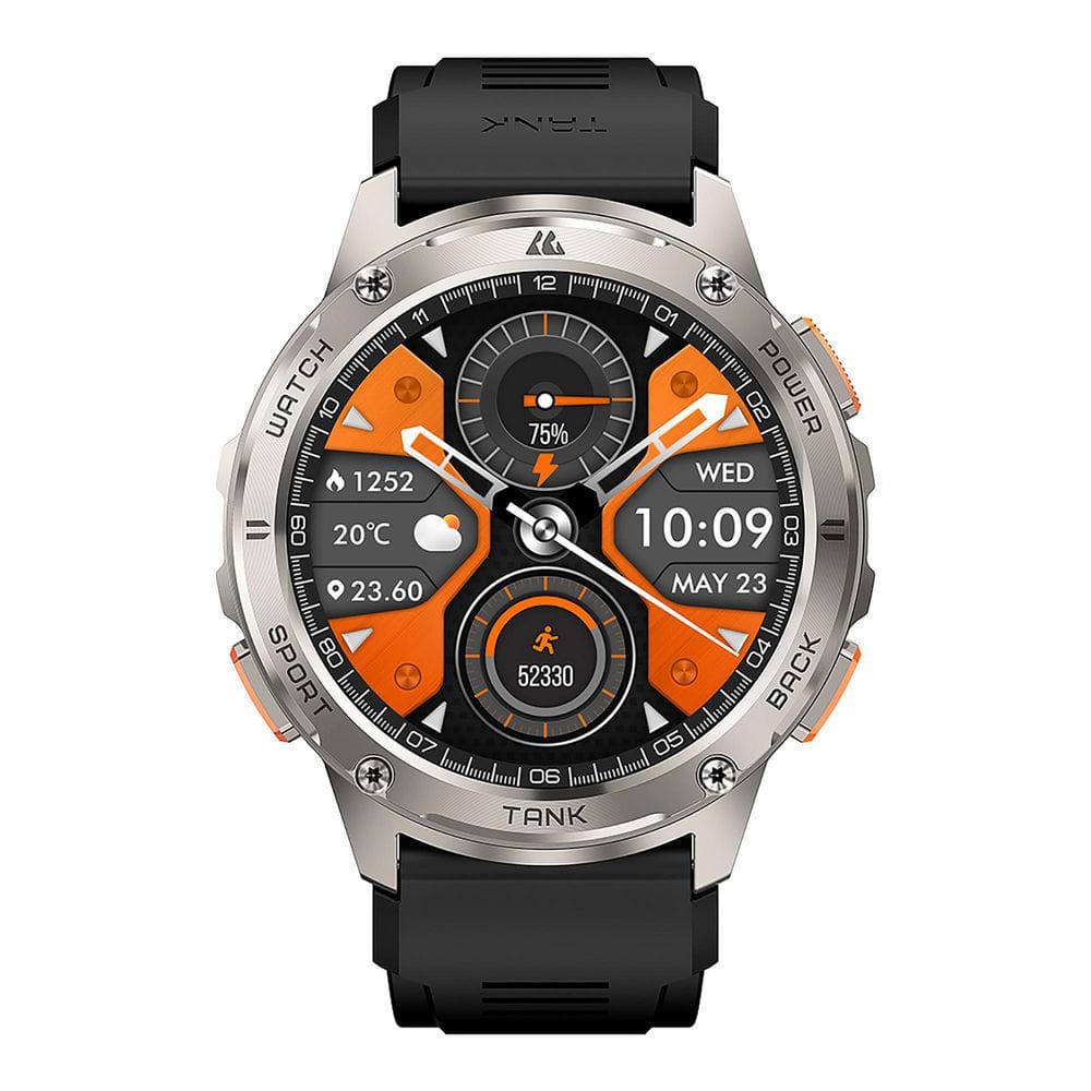 TANK T3 AMOLED Smartwatch 1.95 x 0.57 in. Silver - Thumbnail 4