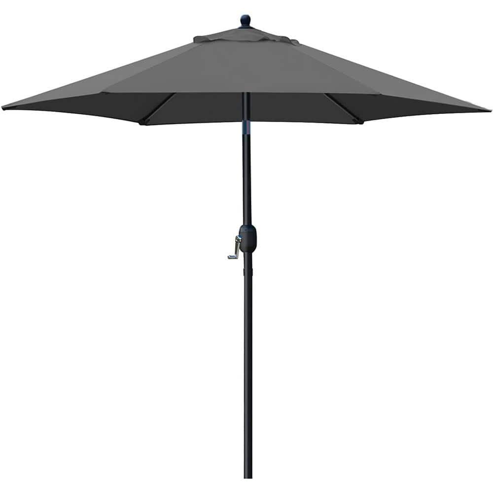 7.5 ft. Patio Umbrella Outdoor Table Market Umbrella with Push Button Tilt/