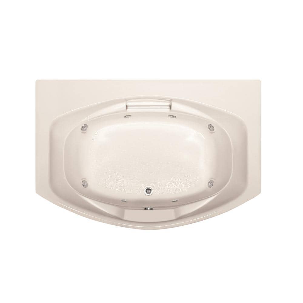 Hydro Systems Jessica 60 in. x 48 in. Rectangular Dropin Air Bath and