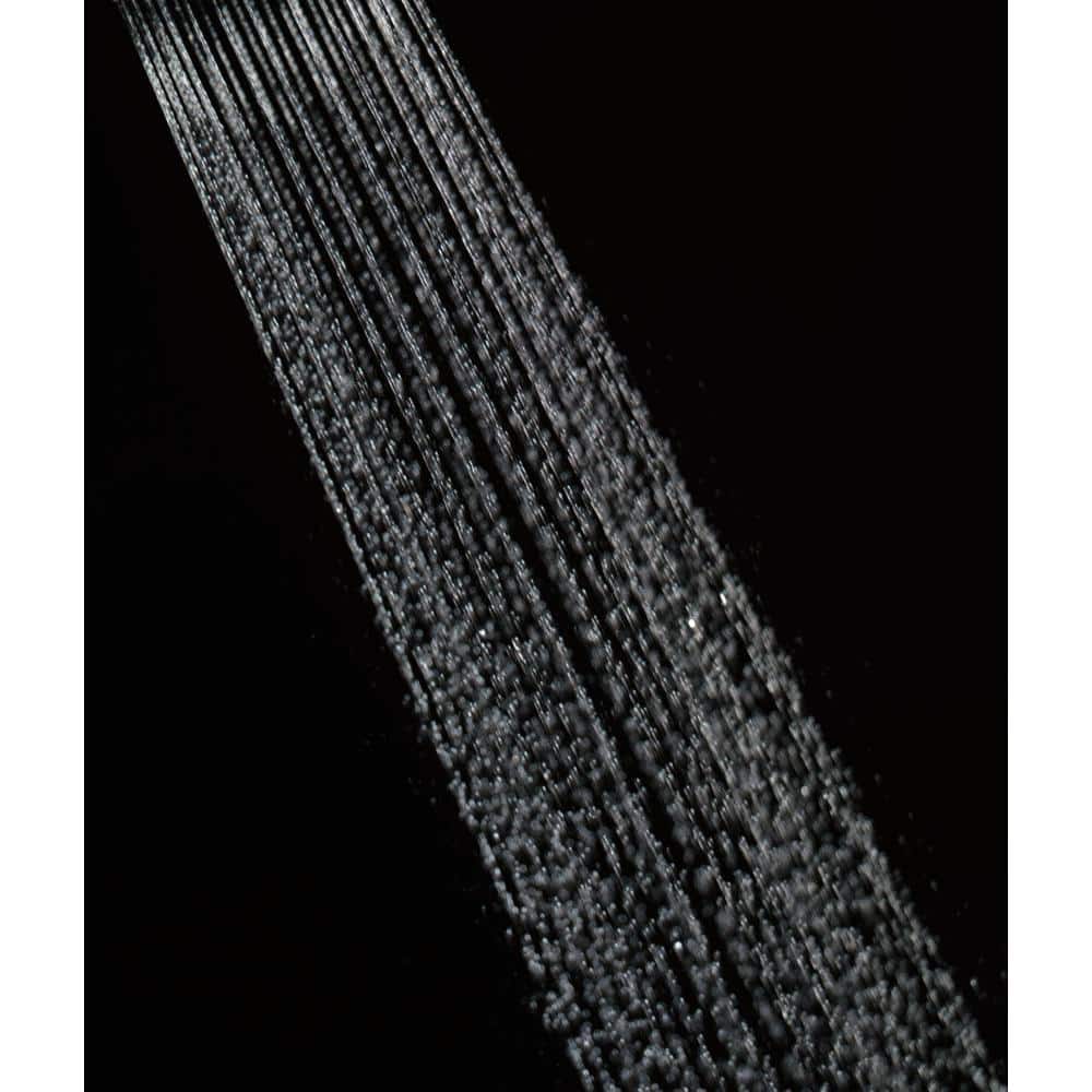 Modern Nickel 6.625" Wall Mounted Showerhead with Stainless Steel Finish