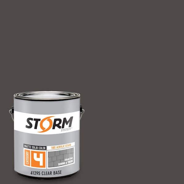 Storm System Category 4 1 gal. Rich Soil Matte Exterior Wood Siding 100% Acrylic Latex Stain