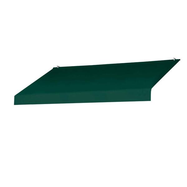 Awnings in a Box 8 ft. Designer Fixed Awning Replacement Cover in Forest Green