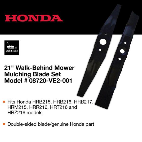 Honda HRT Blade Kit 72531-VE2-020 72511-VG4-K00 HRB HRS HRT 215 216 217 HRM215