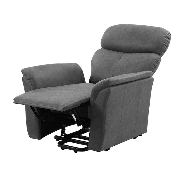 Polibi Gray Power Lift Chair Heat With, Adjustable Dining Chairs For Elderly
