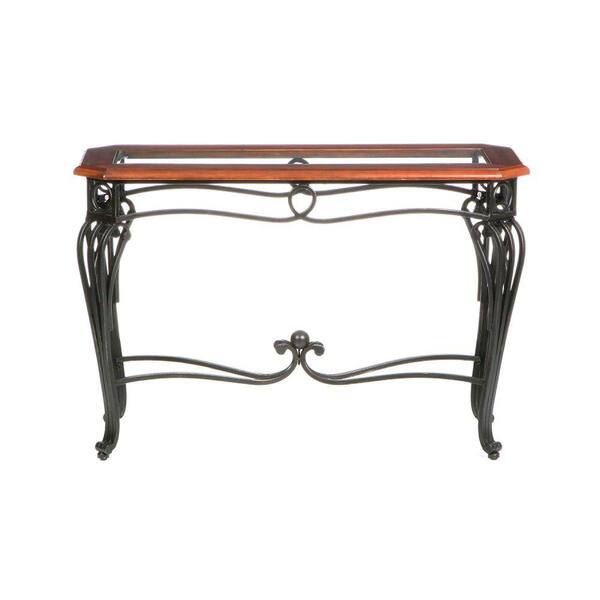 Southern Enterprises Rectangular Glass Top Console Table-DISCONTINUED