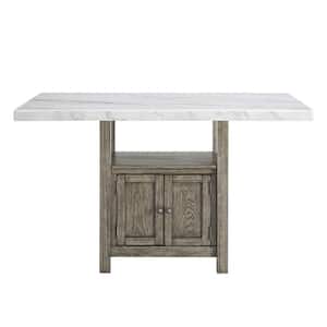 Grayson Driftwood Counter Height Dining Table