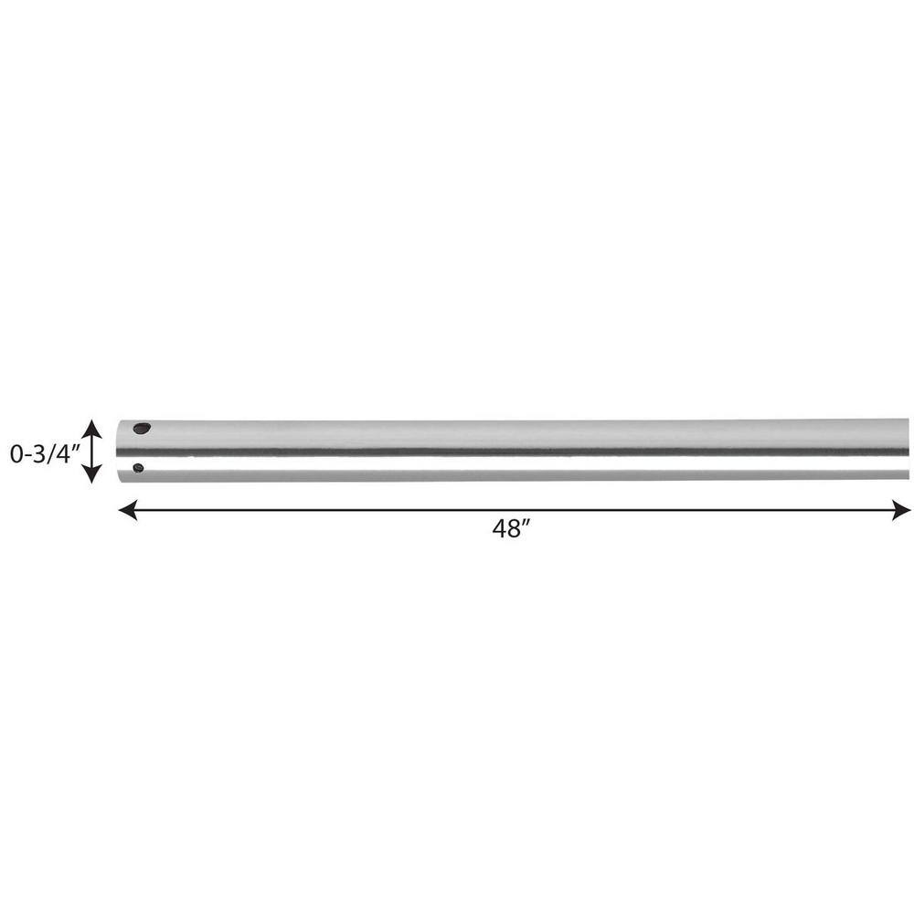 Polished Chrome 48-Inch Ceiling Fan Downrod