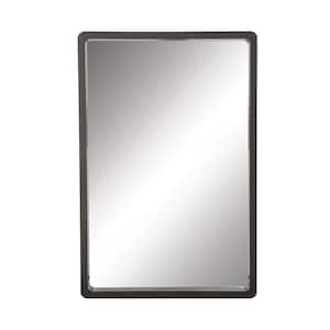 36 in. x 24 in. Rectangle Framed Black Wall Mirror