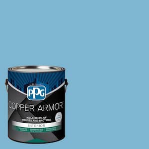 1 gal. PPG1238-4 Harbor Sky Eggshell Antiviral and Antibacterial Interior Paint with Primer