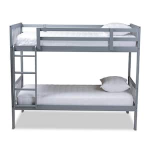 Jude Gray Twin Bunk Bed