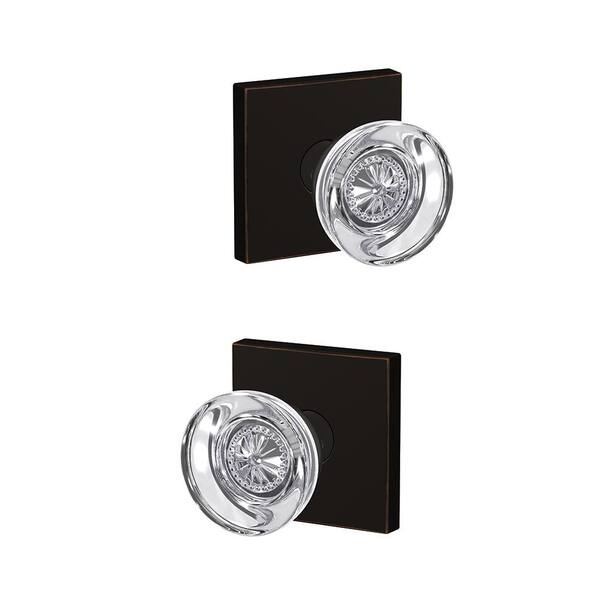 Schlage Custom Bowery Matte Black Combined Interior Door Knob with Collins  Trim FC21 BWE 622 COL - The Home Depot