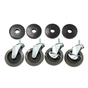 thumbnail image 2 of WEN CA305W 3" Polyurethane Replacement Office Chair Swivel Caster Wheels, 5- Pack | UK 2 of 10