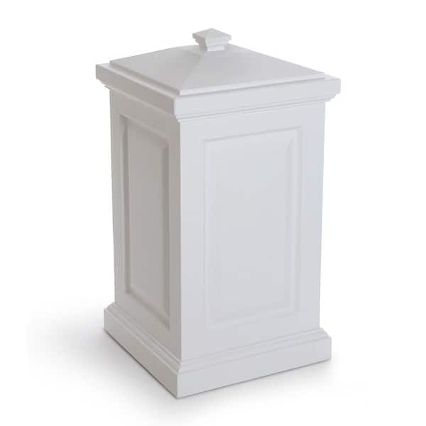 Bershire 45 Gal. Polyethylene White Storage Bin