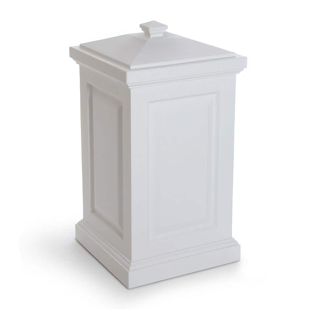 White Weatherproof Plastic Multi-Purpose Storage Bin