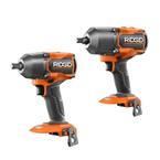18V Brushless Cordless 2-Tool Combo Kit with High-Torque and Mid-Torque Impact Wrenches (Tools Only)