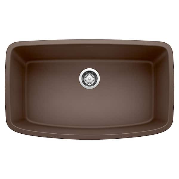 VALEA 32 in. Undermount Single Bowl Cafe Granite Composite Kitchen Sink