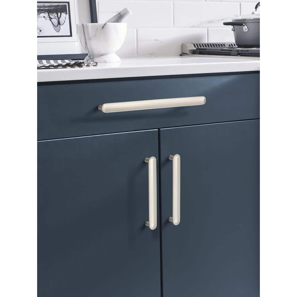 Satin Nickel Brushed Cabinet Bar Pull with Mounting Hardware