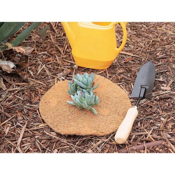 Envelor 0.3 in. x 9 in. Coconut Fibers Mulch Tree Ring Protector Mat (15-Pack) Envelor 0.3 in. x 9 in. Coconut Fibers Mulch Tree Ring Protector Mat (15-Pack)