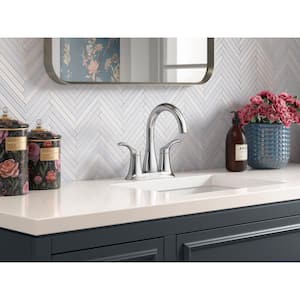 Simplice Double-Handle 1.2 GPM 4 in. Centerset Bathroom Sink Faucet in Vibrant Brushed Nickel