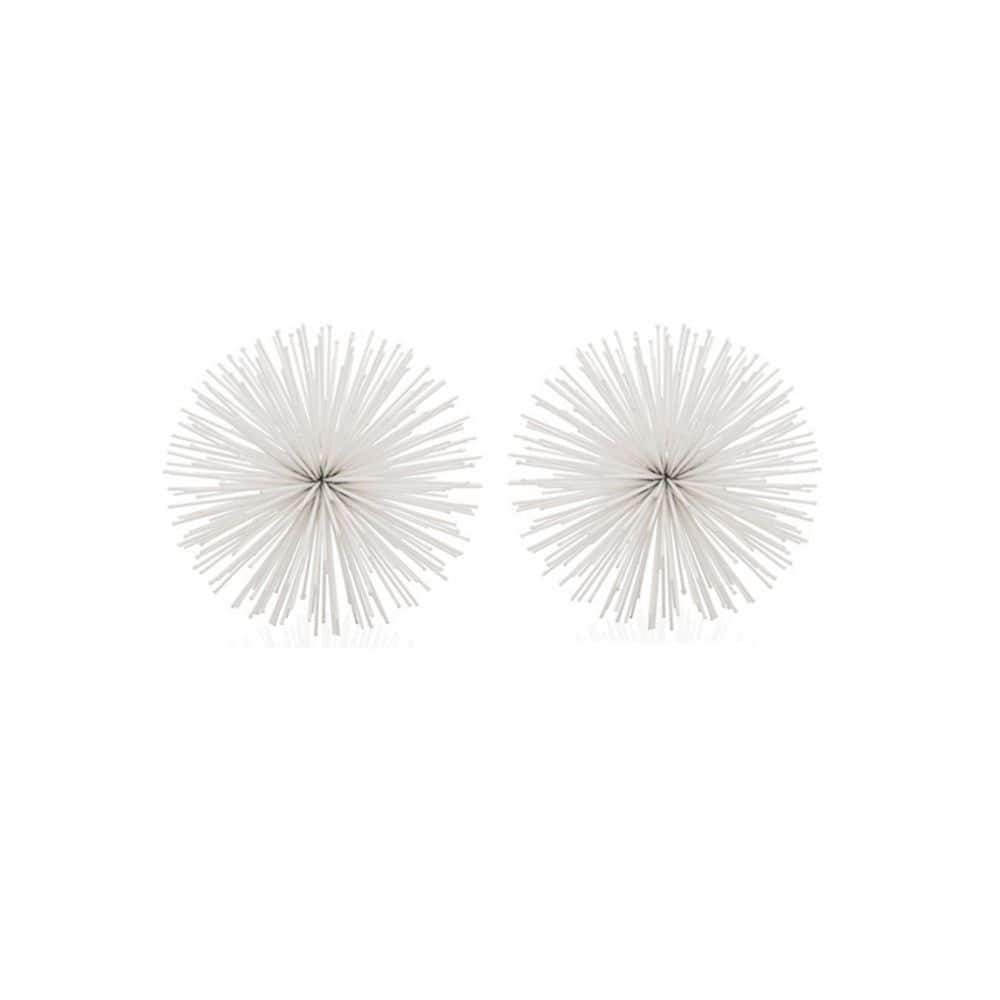 White 4 in. x 4 in. Round Metal Holiday price history on PriceWatchPro