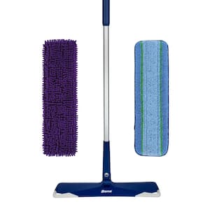 Rubbermaid Commercial Products HYGEN 24 in. Microfiber Dust Mop Pad with  Fringe RCPQ42600GR00 - The Home Depot