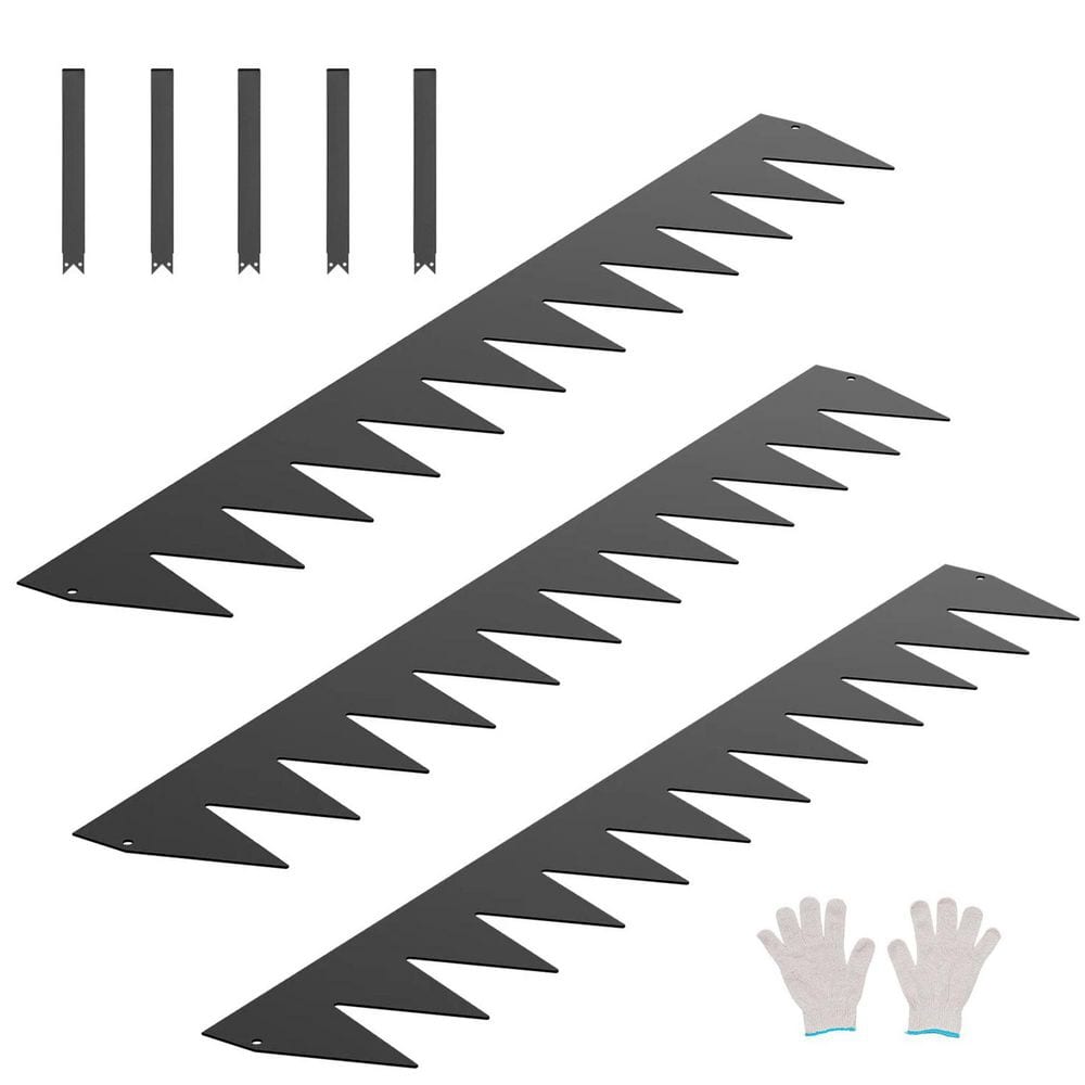 40 in. L x 8 in. H x 0.06 in. W Black Rust-Resistant Bendable Pathway Divider Metal Landscape Edging Borders (3-Pack) price history on PriceWatchPro