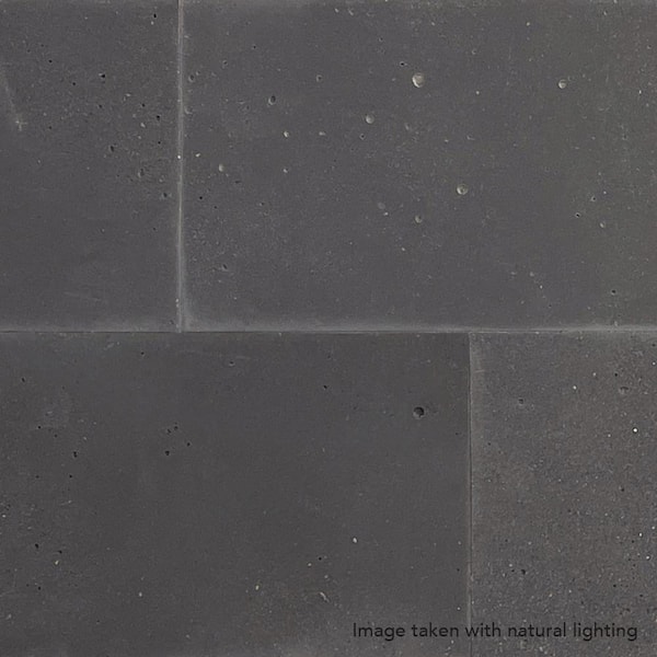 Tic Tac Tiles Peel and Stick Removable Stick on Kitchen Backsplash Bathroom 3D Natural Concrete Tiles (12-Sheet) (African Night)