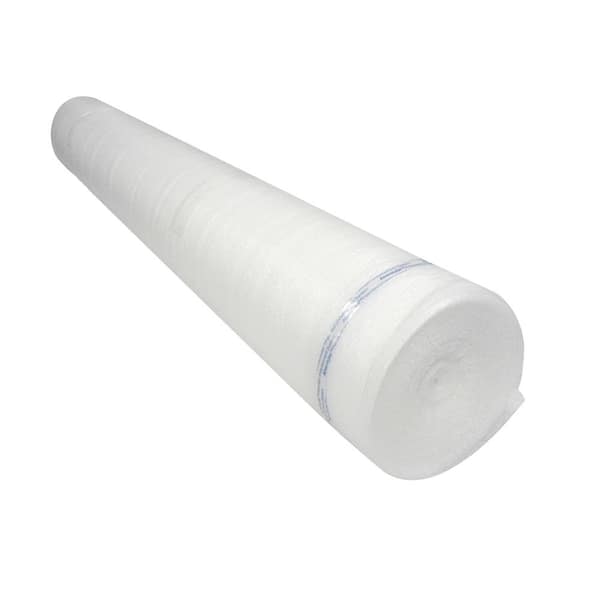 MP Global Products 100 sq. ft. Rolls 40 x in. W 30 x ft. L x 2 mm T Moisture Protection Standard Foam Underlayment for Laminate Floors