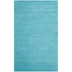 Himalaya Turquoise 5 ft. x 8 ft. Solid Area Rug