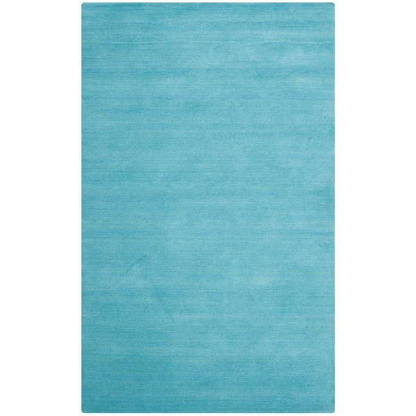 Himalaya Turquoise 8 ft. x 10 ft. Solid Area Rug