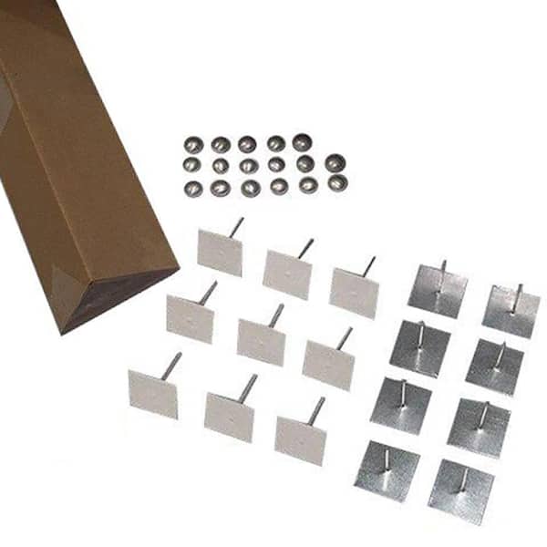 ADO Products Replacement Pins and Caps Single Garage Door Insulation Kit