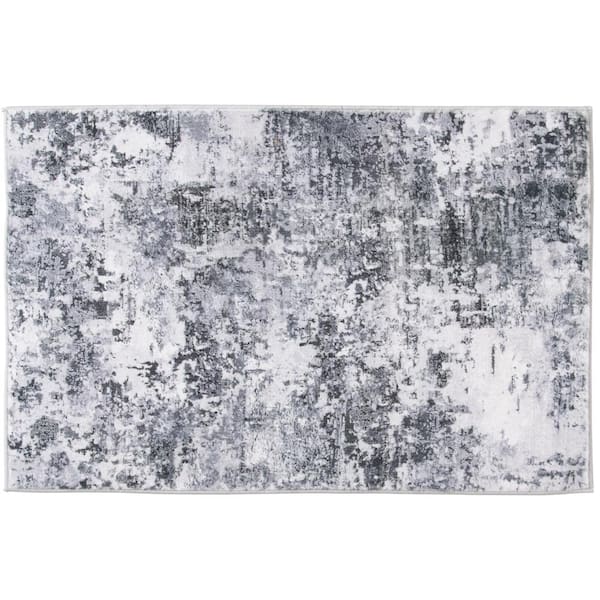 Adare Gray  Doormat 2 ft. x 3 ft. Area Rug