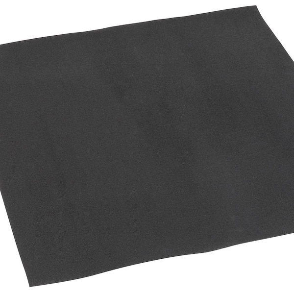 TrafficMaster 2 ft. x 10 ft. Black Rubber Flooring 20 sq. ft