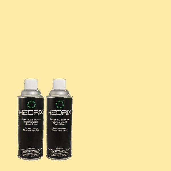Hedrix 11 oz. Match of 1B3-2 Lemon Thyme Gloss Custom Spray Paint (2-Pack)