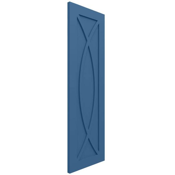 Ekena Millwork EnduraCore Rosa Modern Style 12-in W x 44-in H