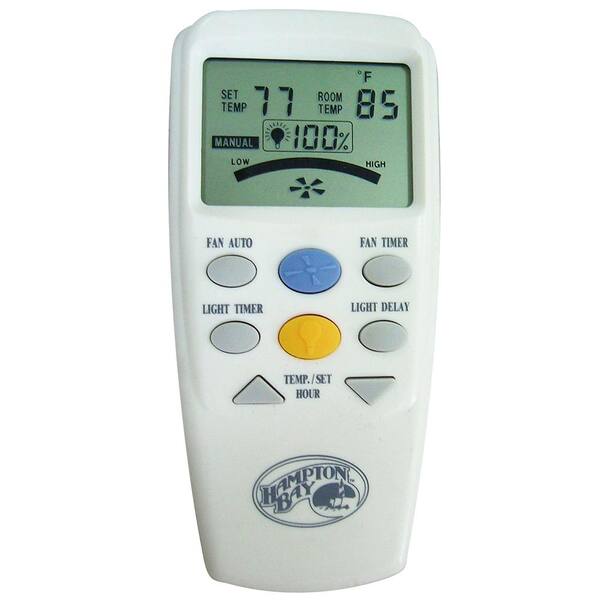 Hampton Bay Lcd Display Thermostatic, How To Install Hampton Bay Ceiling Fan With Remote