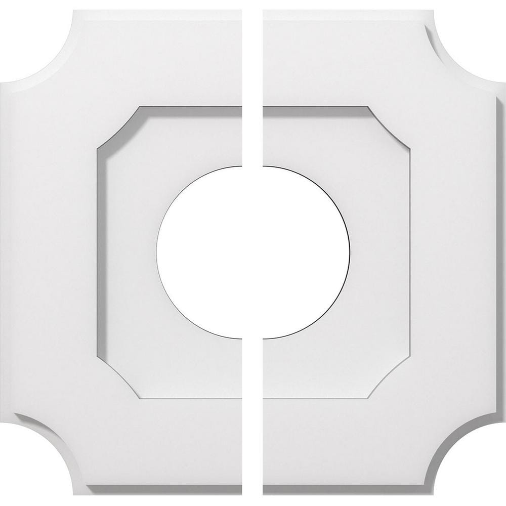 1 in. P X 8-1/4 in. C X 14 in. OD X 5 in. ID Locke Architectural Grade PVC Contemporary Ceiling Medallion, Two Piece price history on PriceWatchPro