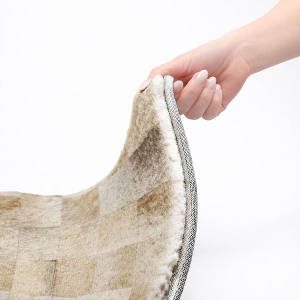 Dream Shag Premium Machine Washable Abstract ADS105 Taupe 2 ft. x 3 ft. Accent Rug