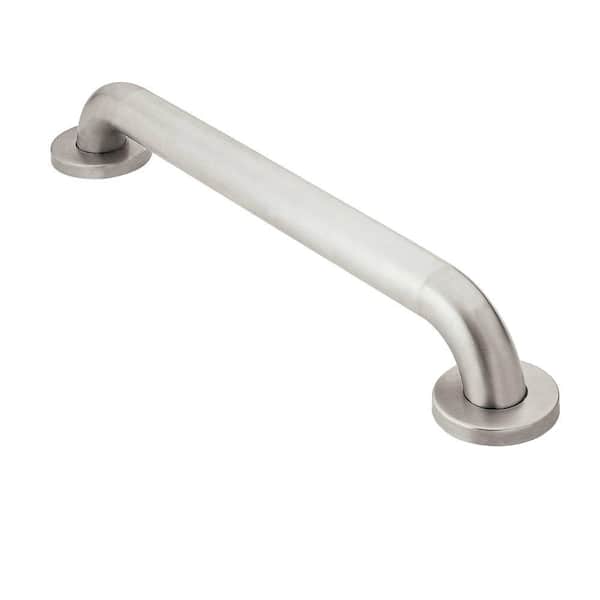 MOEN Home Care 36 in. x 1-1/2 in. Concealed Screw Grab Bar with SecureMount in Peened Stainless Steel